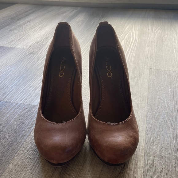 Aldo brown heels size 6 - Picture 1 of 3